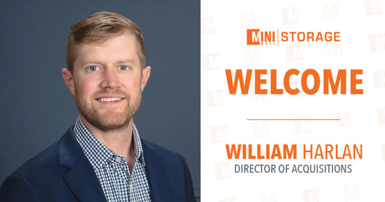 Mini Mall Storage Appoints William Harlan as Director of Acquisitions ...