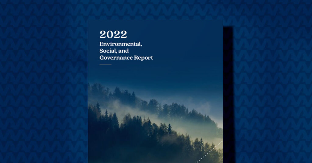 2022 Environmental, Social, and Governance Report