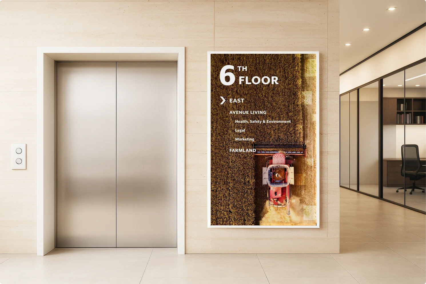 Building Floor Signage